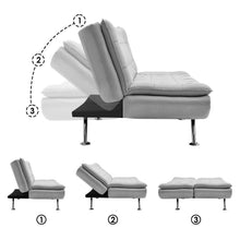 Load image into Gallery viewer, Fabric 3-Seater Convertible Sofa Bed Living and Home