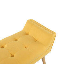 Load image into Gallery viewer, Tufted Fabric Bed Bench Upholstered Footstool Footstools Living and Home