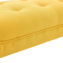 Load image into Gallery viewer, Tufted Fabric Bed Bench Upholstered Footstool Footstools Living and Home