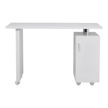 Load image into Gallery viewer, 120cm White Manicure Table Salon Station with Storage Dressing Tables Living and Home
