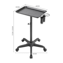 Load image into Gallery viewer, Adjustable Salon Tray Cart on Wheels Pet Grooming Tables Living and Home