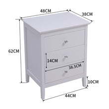 Load image into Gallery viewer, Wooden Storage Cabinet with 2 Drawers