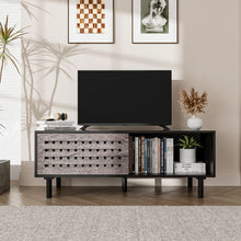 Load image into Gallery viewer, Direct Slatted Sliding Door TV Stand Living and Home