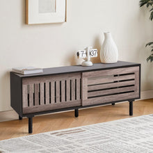Load image into Gallery viewer, Direct Slatted Sliding Door TV Stand Living and Home