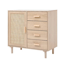 Load image into Gallery viewer, Direct Wood and Rattan Accent Side Cabinet Living and Home