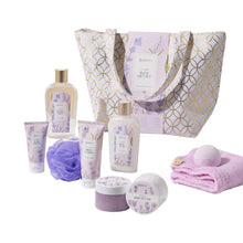 Load image into Gallery viewer, 10pcs Lavender Scented Spa Bath Gift Set