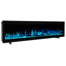 Load image into Gallery viewer, 42 Inch Electrical Fireplace with Remote, 12 Vibrant Flame Colours, Adjustable Heating Modes, and Safety Features