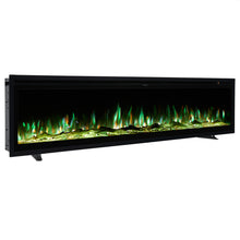 Load image into Gallery viewer, 42 Inch Electrical Fireplace with Remote, 12 Vibrant Flame Colours, Adjustable Heating Modes, and Safety Features