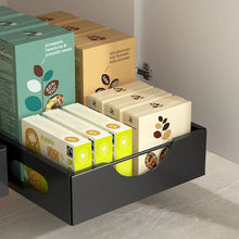 Load image into Gallery viewer, Black Steel Cabinet Pull-Out Bowl Rack