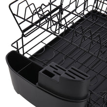 Load image into Gallery viewer, Multifunctional 2 Tier Detachable Dish Drainer Rack