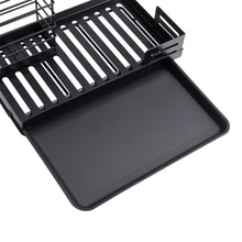 Load image into Gallery viewer, Black Steel Kitchen Sink Caddy Organizer