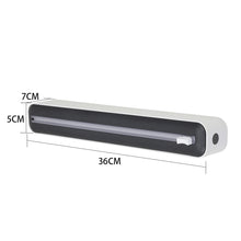 Load image into Gallery viewer, Magnetic Plastic Wrap Dispenser With Slide Cutter