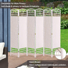 Load image into Gallery viewer, Elegant White Hollow-Out Screen Divider Living and Home
