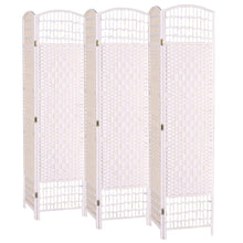 Load image into Gallery viewer, Elegant White Hollow-Out Screen Divider Living and Home