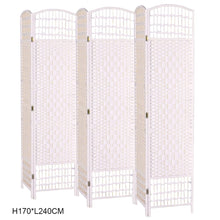 Load image into Gallery viewer, Elegant White Hollow-Out Screen Divider Living and Home