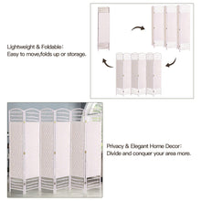 Load image into Gallery viewer, Elegant White Hollow-Out Screen Divider Living and Home