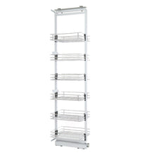 Load image into Gallery viewer, 6-Tier Metal Kitchen Cabinet Basket Shelf Tall Pull-out Basket Shelves Kitchen Shelves Living and Home Mesh Baskets W 35cm