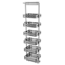 Load image into Gallery viewer, 6-Tier Metal Kitchen Cabinet Basket Shelf Tall Pull-out Basket Shelves Kitchen Shelves Living and Home