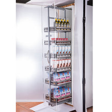 Load image into Gallery viewer, 6-Tier Metal Kitchen Cabinet Basket Shelf Tall Pull-out Basket Shelves Kitchen Shelves Living and Home Panel Baskets W 35cm