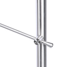 Load image into Gallery viewer, Silver Floor Mount Stainless Steel Handrail for Slopes and Stairs Living and Home