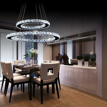 Load image into Gallery viewer, Premium 48W Cool White LED Ring Light with Dual Circles Living and Home