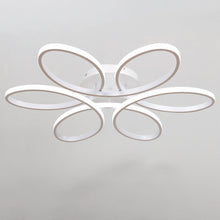 Load image into Gallery viewer, Floral 6 Rings Modern LED Ceiling Light Non-Dimmable Petal Flower-Shaped Light Ceiling Lights Living and Home