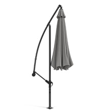 Load image into Gallery viewer, 3M Light Grey Sun Parasol Hanging Banana Umbrella Parasols Living and Home