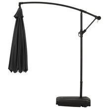 Load image into Gallery viewer, 3M Large Banana Cantilever Patio Parasol for Outdoor Sunshade and Rain with Fillable Base on Wheels