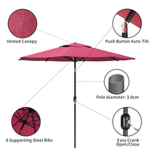 Load image into Gallery viewer, Copy of 3M Backyard Sunshade Parasol Garden Tilt Umbrella with Crank Parasols Living and Home