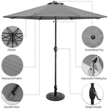 Load image into Gallery viewer, Copy of 3M Backyard Sunshade Parasol Garden Tilt Umbrella with Crank Parasols Living and Home