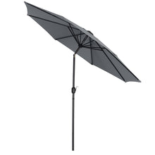 Load image into Gallery viewer, 3M Large Rotating Patio Parasol with Cross Base