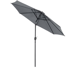 Load image into Gallery viewer, 3M Large Rotating Patio Parasol with Cross Base