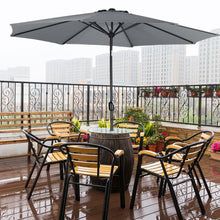 Load image into Gallery viewer, 3M Large Rotating Patio Parasol with Cross Base
