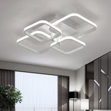 Load image into Gallery viewer, Contemporary LED Light-adjusted Semi Flush Ceiling Light