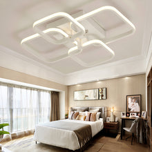 Load image into Gallery viewer, Contemporary LED Light-adjusted Semi Flush Ceiling Light