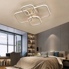 Load image into Gallery viewer, Contemporary LED Light-adjusted Semi Flush Ceiling Light