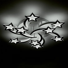 Load image into Gallery viewer, Modern LED Ceiling Light with Star Lampshades Ceiling Light Living and Home W 90 x L 90 x H 6.5 cm Dimmable WhiteGlow