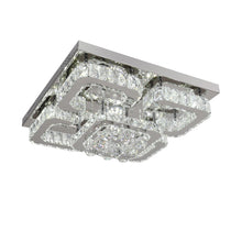 Load image into Gallery viewer, Modern Fancy Crystal LED Flush Mount Ceiling Light Fixture