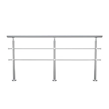 Load image into Gallery viewer, 240cm Floor Mount Stainless Steel Handrail for Slopes and Stairs Handrails Living and Home