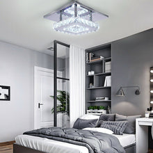 Load image into Gallery viewer, Modern Small Crystal LED Ceiling Light for Hallways and Corridor