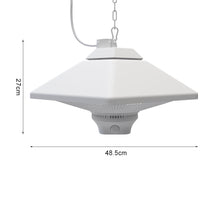 Load image into Gallery viewer, 2KW Patio Hanging Heater Square Electric Ceiling Warmer Remote Control Light patio heater Living and Home
