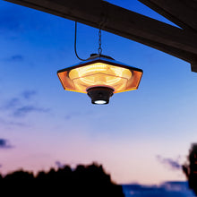 Load image into Gallery viewer, 2KW Patio Hanging Heater Square Electric Ceiling Warmer Remote Control Light patio heater Living and Home