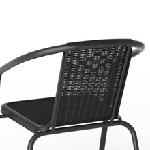 Load image into Gallery viewer, PE Rattan Stacking Garden Chairs Set of 2