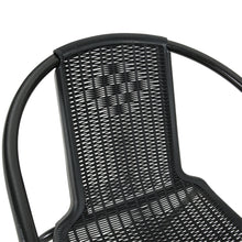 Load image into Gallery viewer, Outdoor Tempered Glass Coffee Table with Two Rattan Chairs,LG0540LG0791