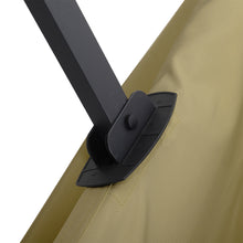 Load image into Gallery viewer, Large Square Canopy Rotating Outdoor Cantilever Parasol with Square Base