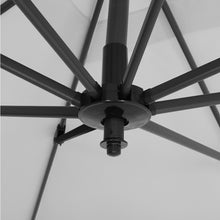 Load image into Gallery viewer, Large Square Canopy Rotating Outdoor Cantilever Parasol with Square Base
