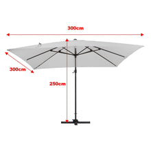 Load image into Gallery viewer, Garden Parasol Umbrella Cantilever Parasol with Petal Water Tank Parasols Living and Home