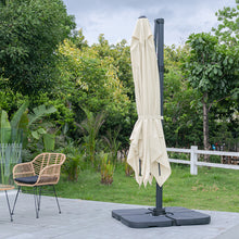 Load image into Gallery viewer, Garden Parasol Umbrella Cantilever Parasol with Petal Water Tank