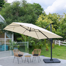 Load image into Gallery viewer, Garden Parasol Umbrella Cantilever Parasol with Petal Water Tank