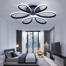 Load image into Gallery viewer, Modern Acrylic Light-adjusted Petal LED Semi Ceiling Light